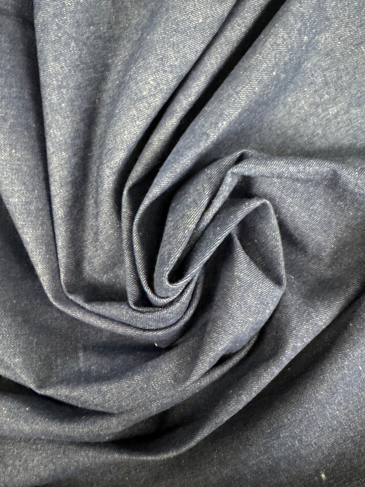 1970’s Blue Denim Fabric - Cotton - BTY (H20)