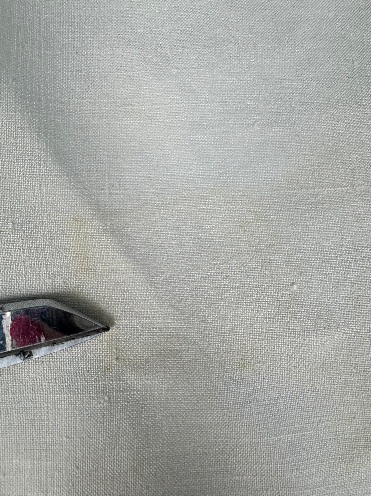 1970’s Off White Italian Silk Linen Fabric - 2 yards - P190