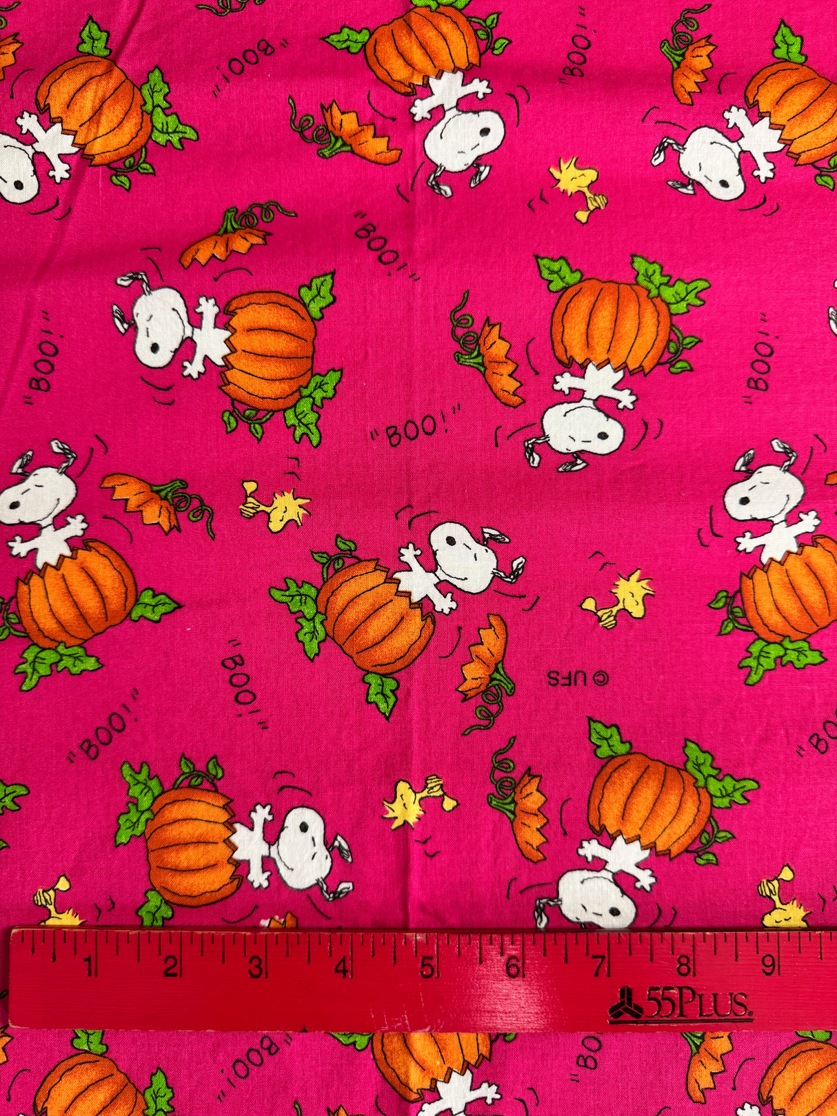 2000’s Snoopy Pumpkin Novelty Print Fabric - Multiple Colors Available - Piece (P188)