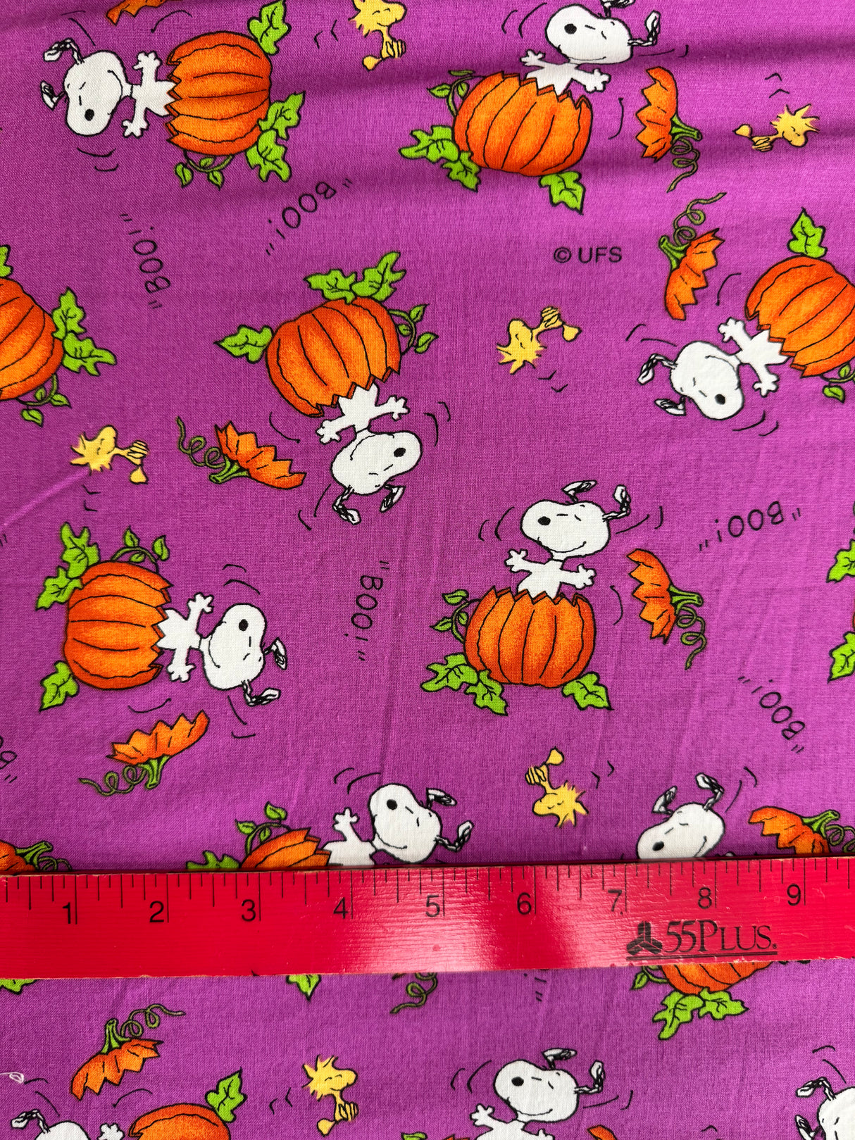 2000’s Snoopy Pumpkin Novelty Print Fabric - Multiple Colors Available - Piece (P188)