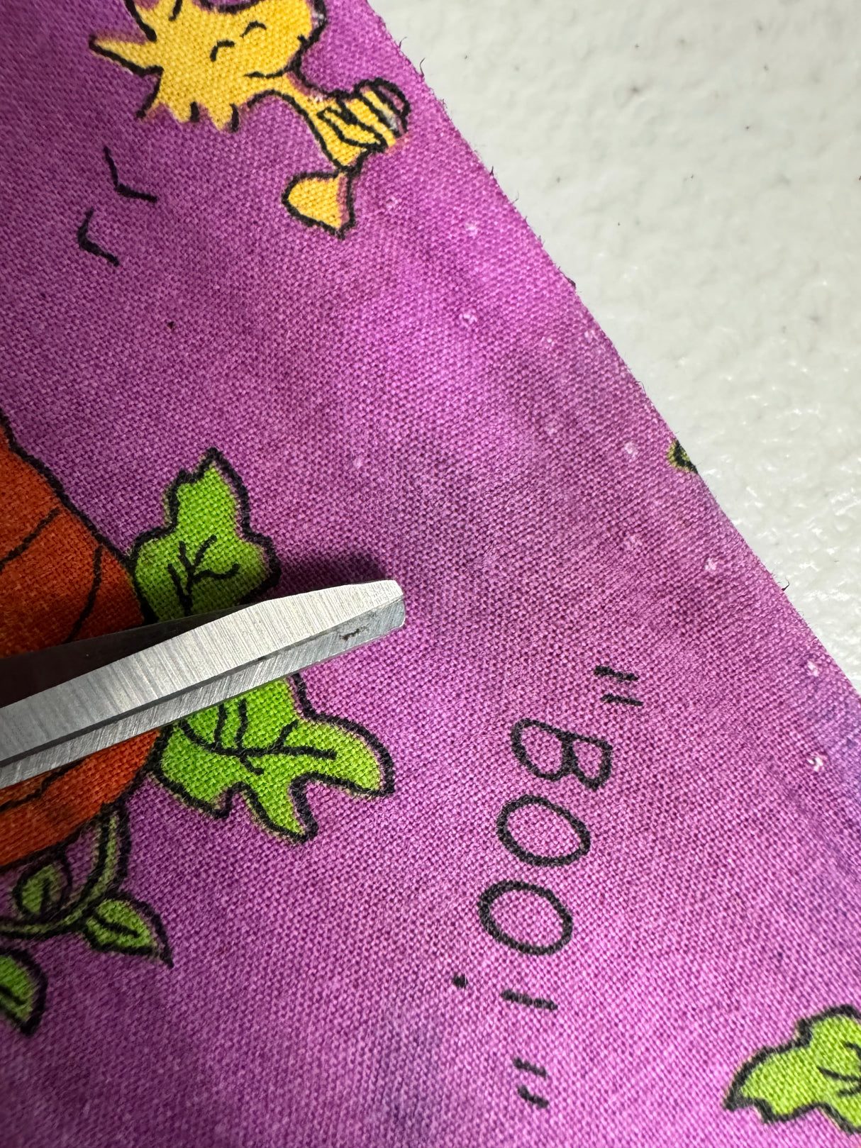 2000’s Snoopy Pumpkin Novelty Print Fabric - Multiple Colors Available - Piece (P188)