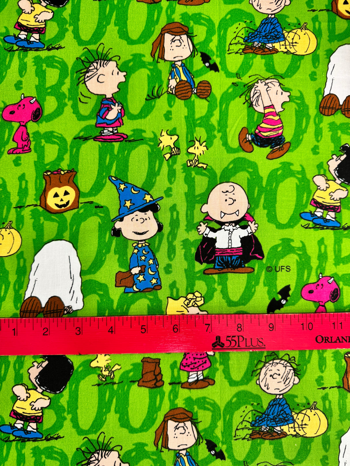 2000’s Peanuts Halloween Novelty Print Fabric - 3 yds - (P189)