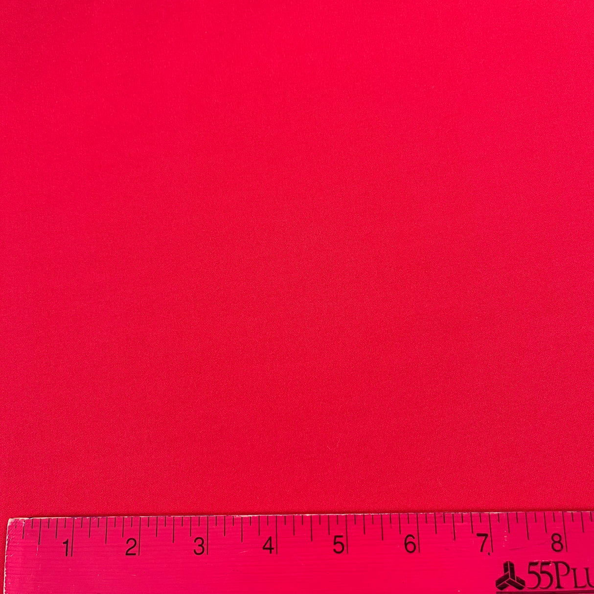 1970’s Bright Red Polyester Knit Fabric - BTY (K4)