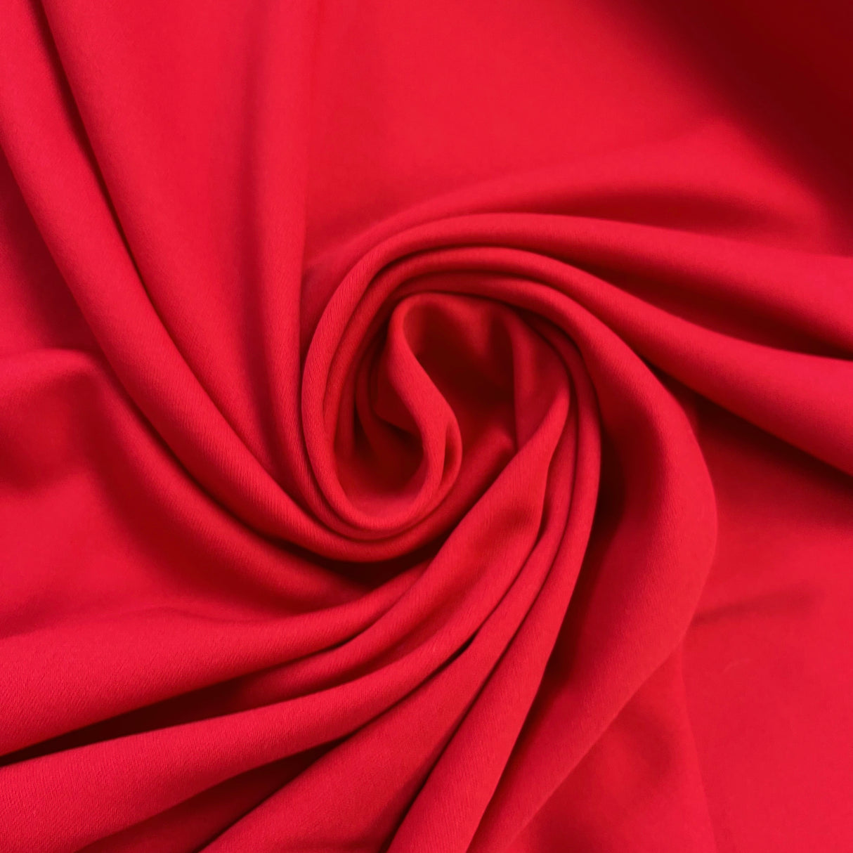 1970’s Bright Red Polyester Knit Fabric - BTY (K4)