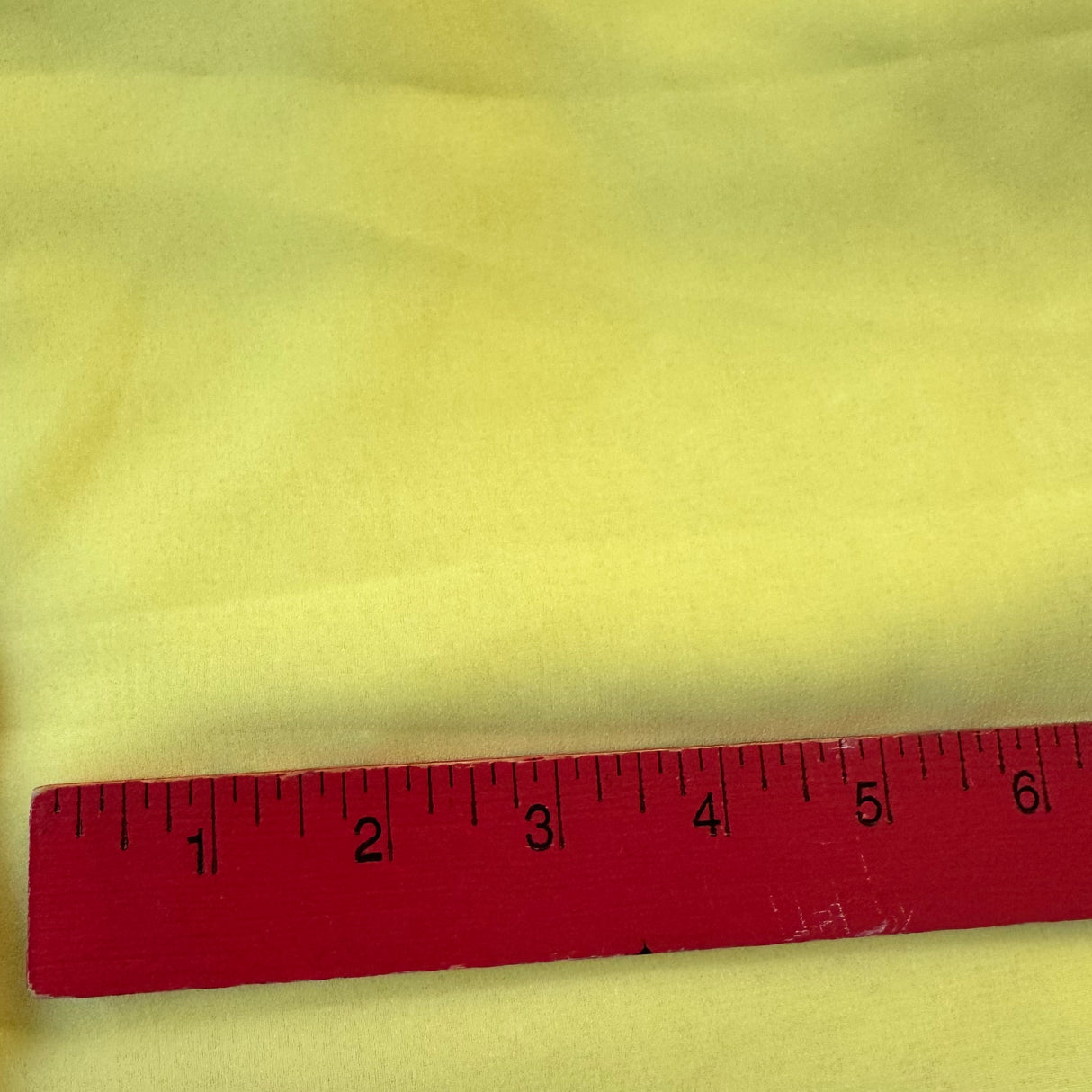 1970’s Light Yellow Sheer Organza Polyester Fabric - (P191)