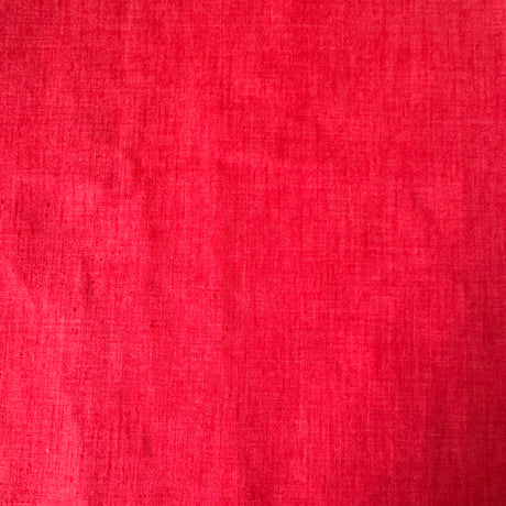 1970’s Red Kettle Cloth Fabric - (P197)