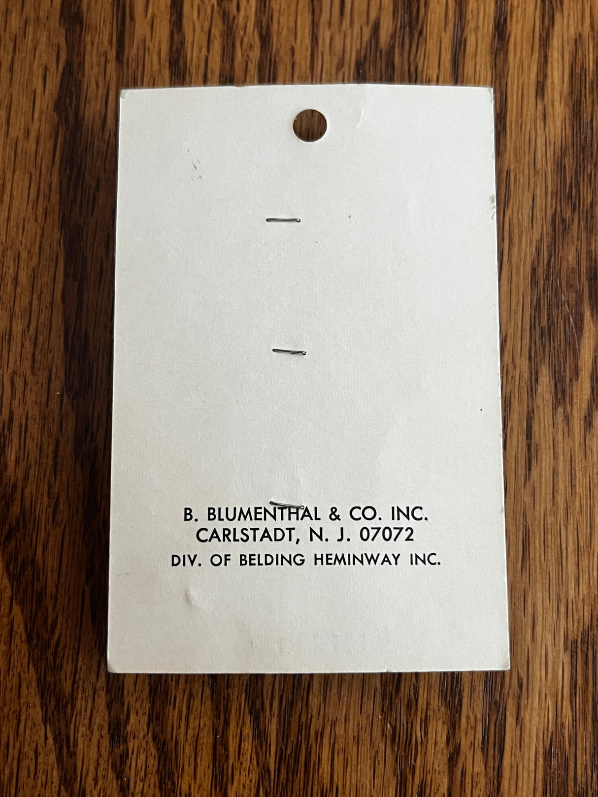 1970’s Le Bouton Carved Wooden Shank Buttons - 1 3/4" -  on card