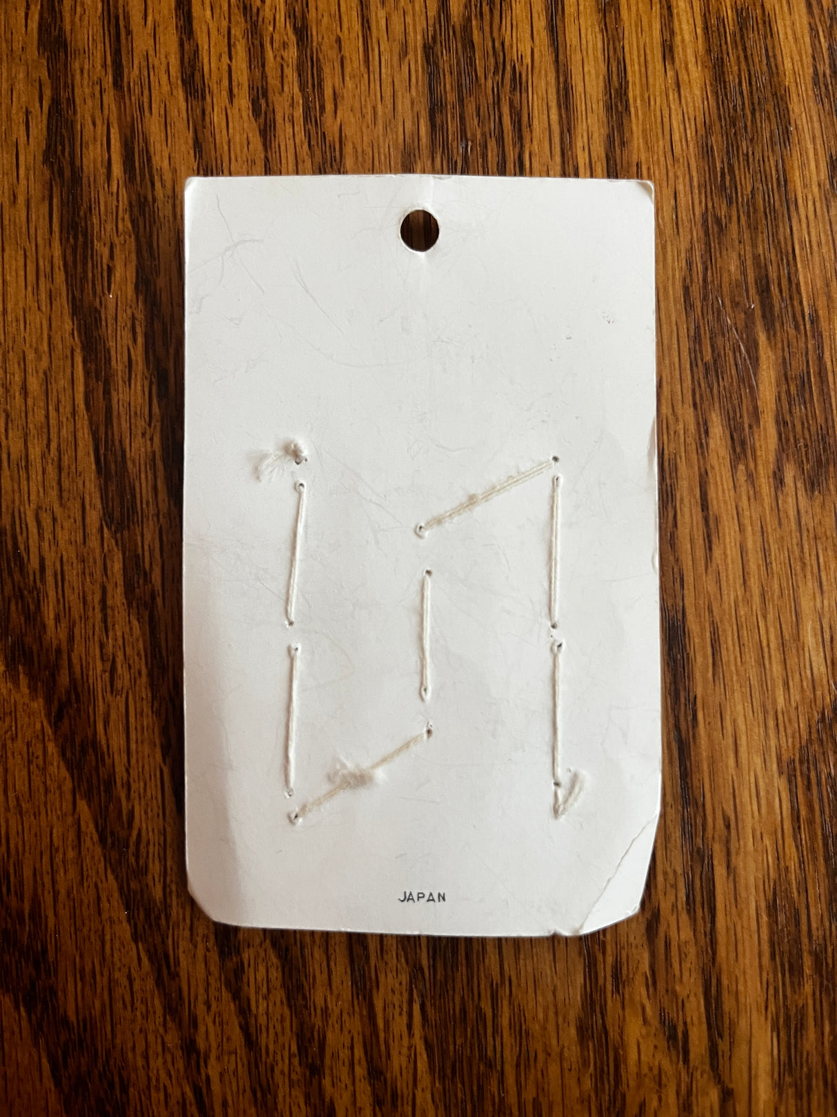 1970’s Lansing Pearlescent Green Plastic Buttons - Set of 8 - 3/4" -  on card