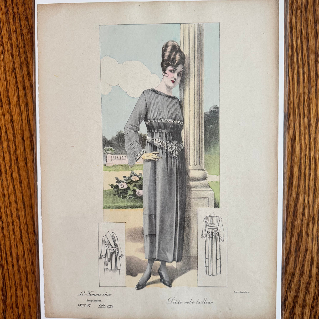 1910's La Femme Chic Fashion Plates - Single