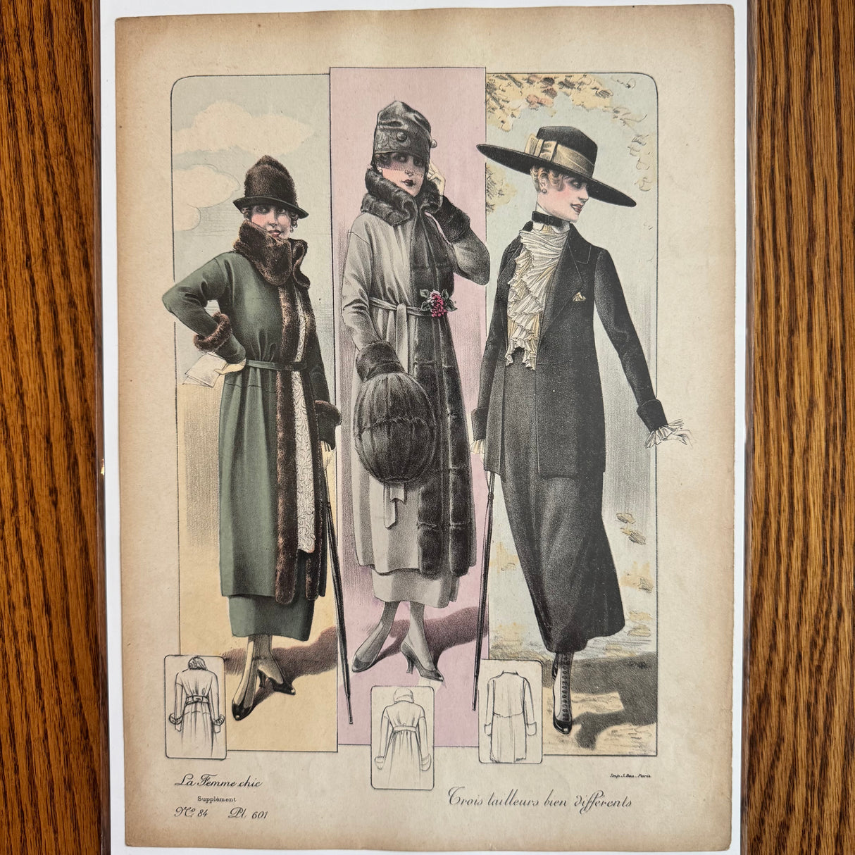 1910's La Femme Chic Fashion Plates - Single