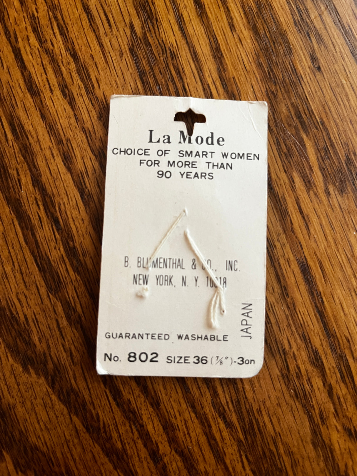 1960’s La Mode Light Pink Carved Plastic Buttons - Set of 3 - 7/8" - on card