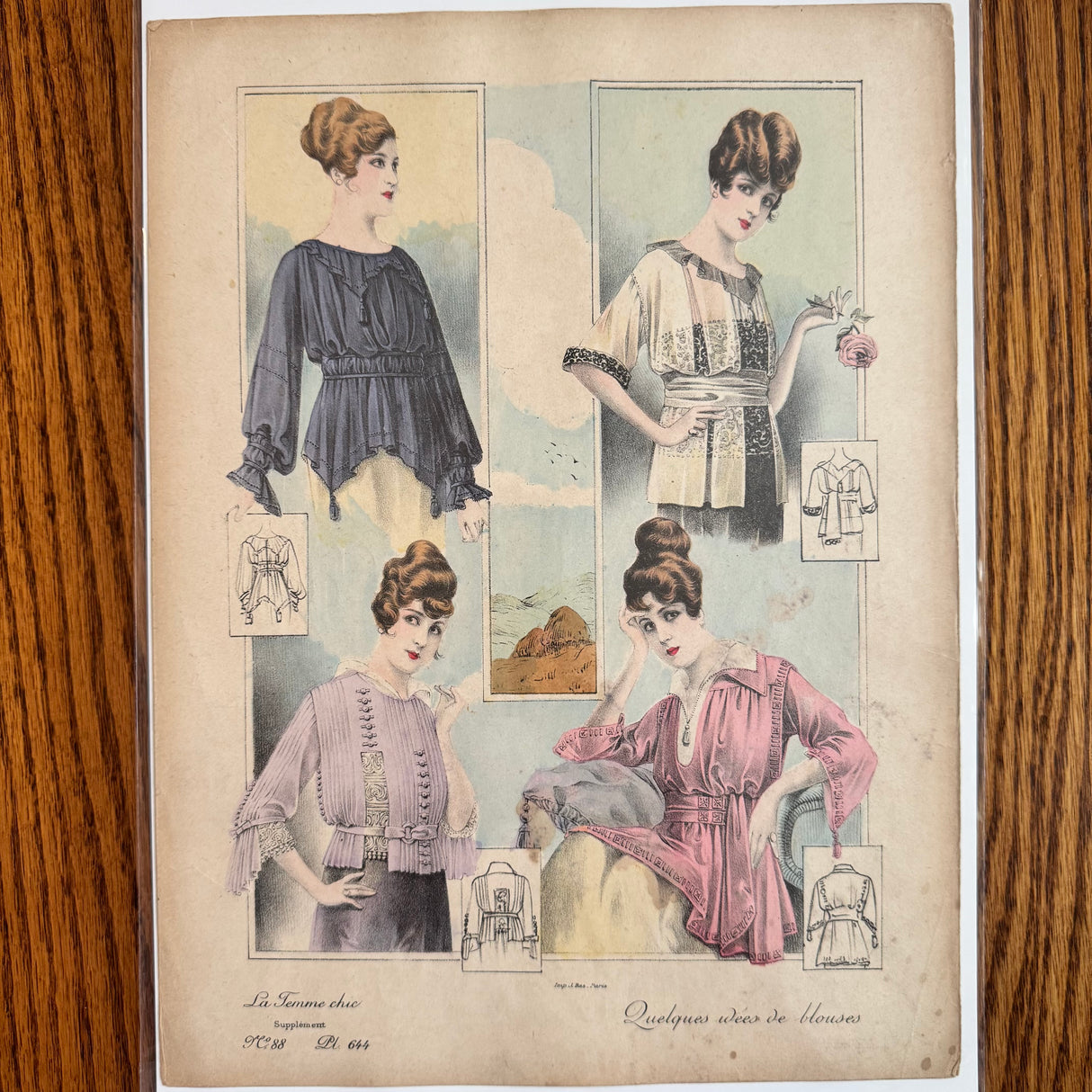 1910's La Femme Chic Fashion Plates - Single