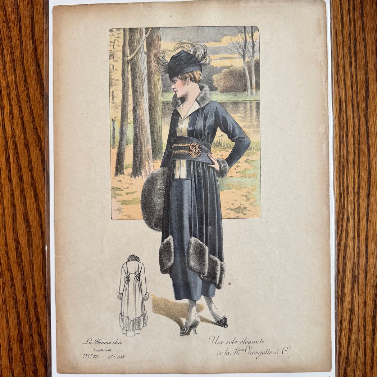 1910's La Femme Chic Fashion Plates - Single