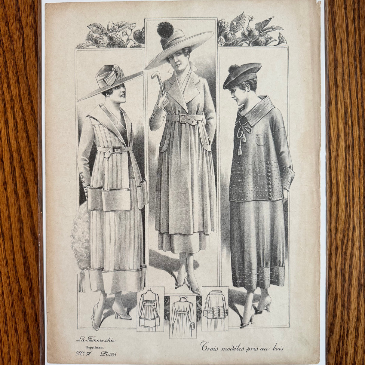 1910's La Femme Chic Fashion Plates - Single