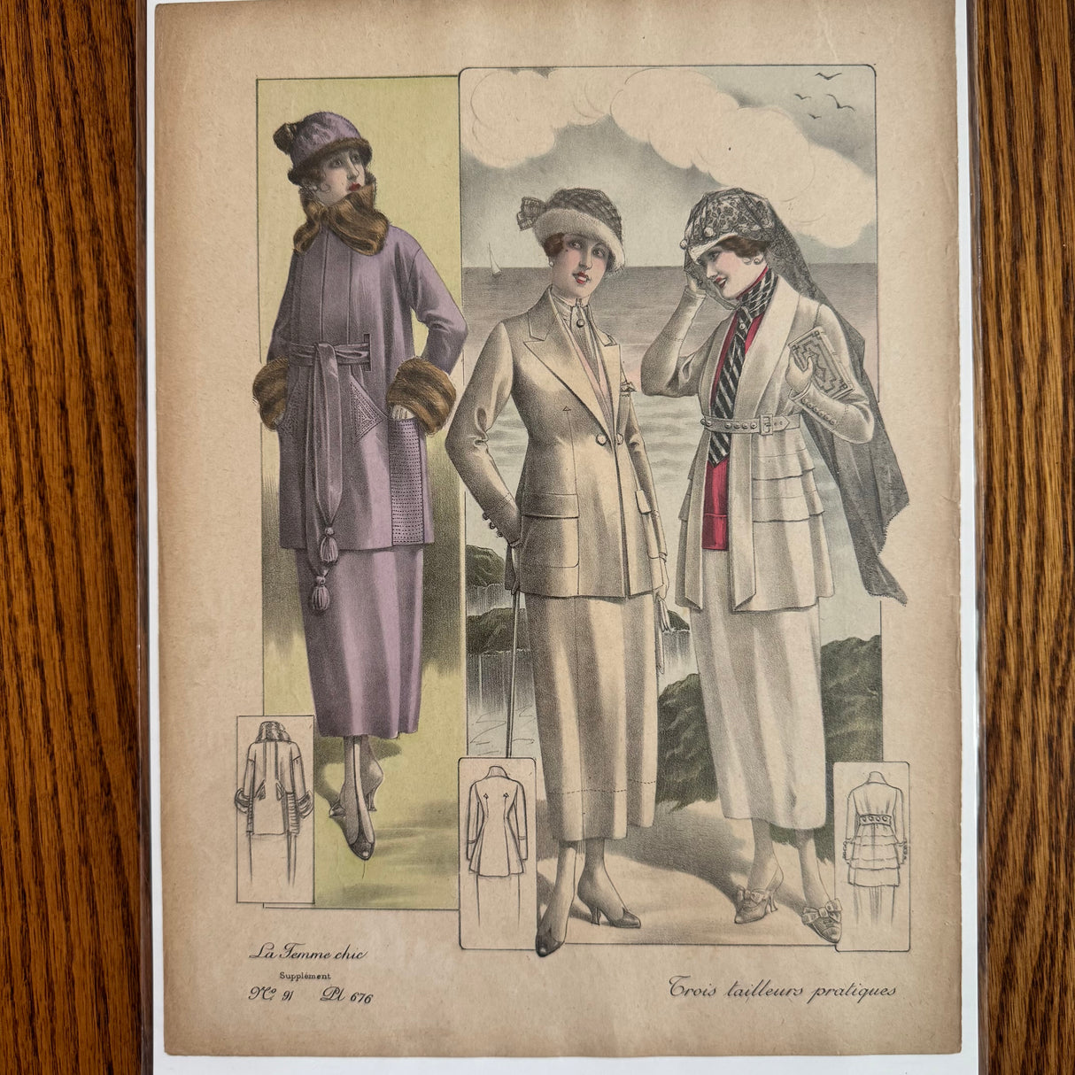 1910's La Femme Chic Fashion Plates - Single