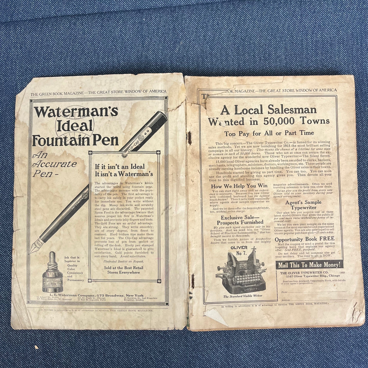 1910's Green Book Magazine with Mary Pickford