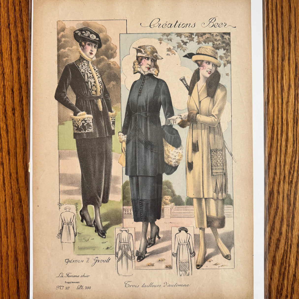 1910's La Femme Chic Fashion Plates - Single
