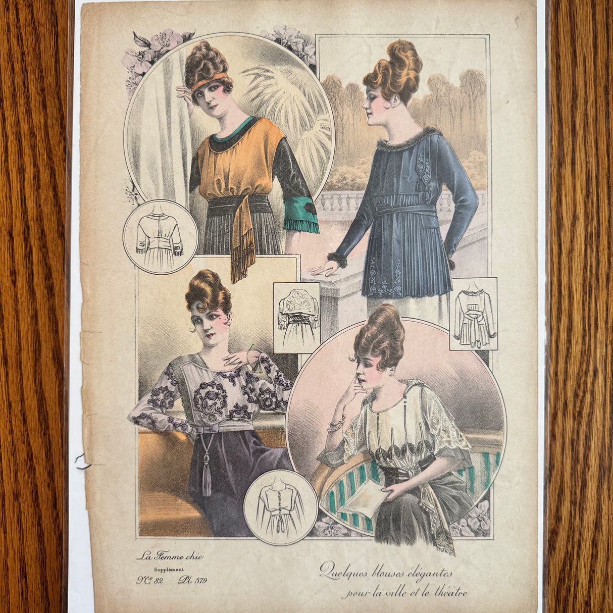 1910's La Femme Chic Fashion Plates - Single