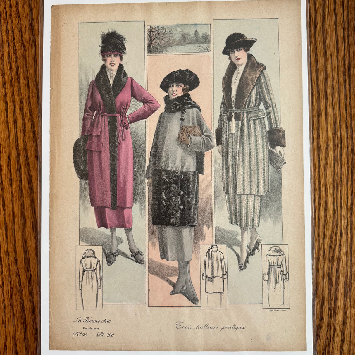1910's La Femme Chic Fashion Plates - Single
