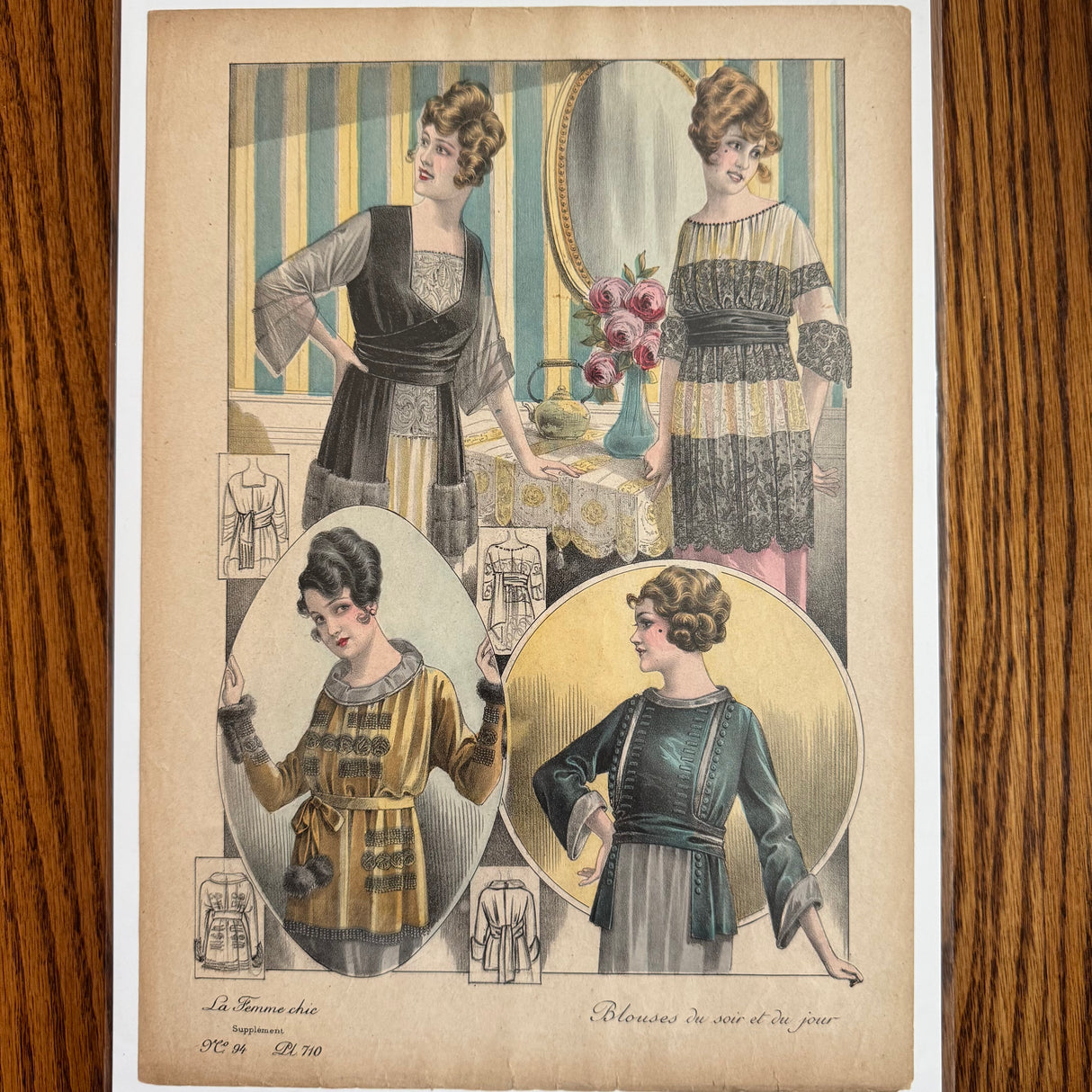 1910's La Femme Chic Fashion Plates - Single