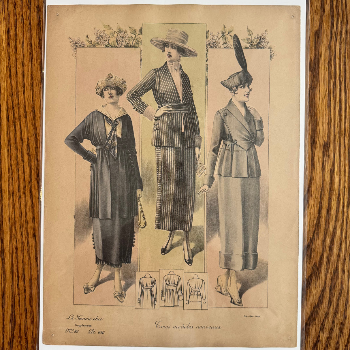 1910's La Femme Chic Fashion Plates - Single