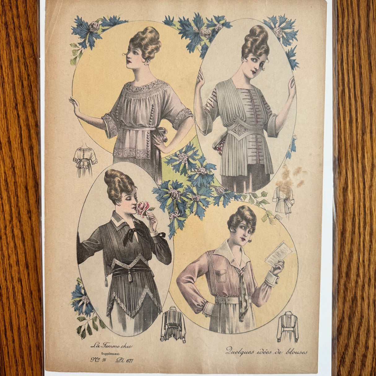 1910's La Femme Chic Fashion Plates - Single