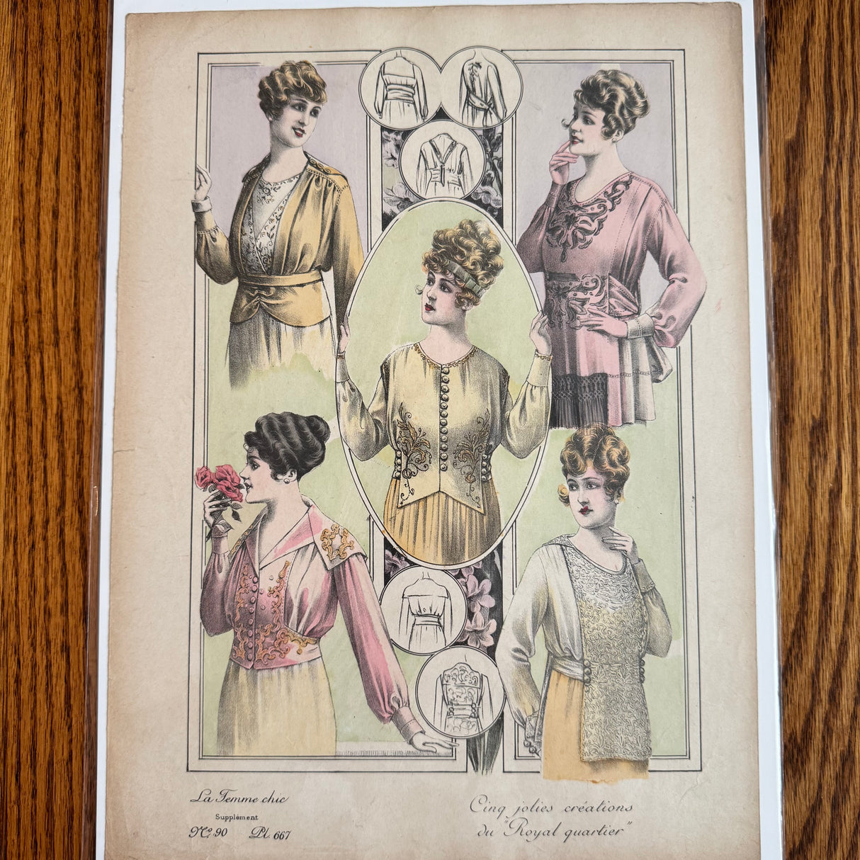 1910's La Femme Chic Fashion Plates - Single