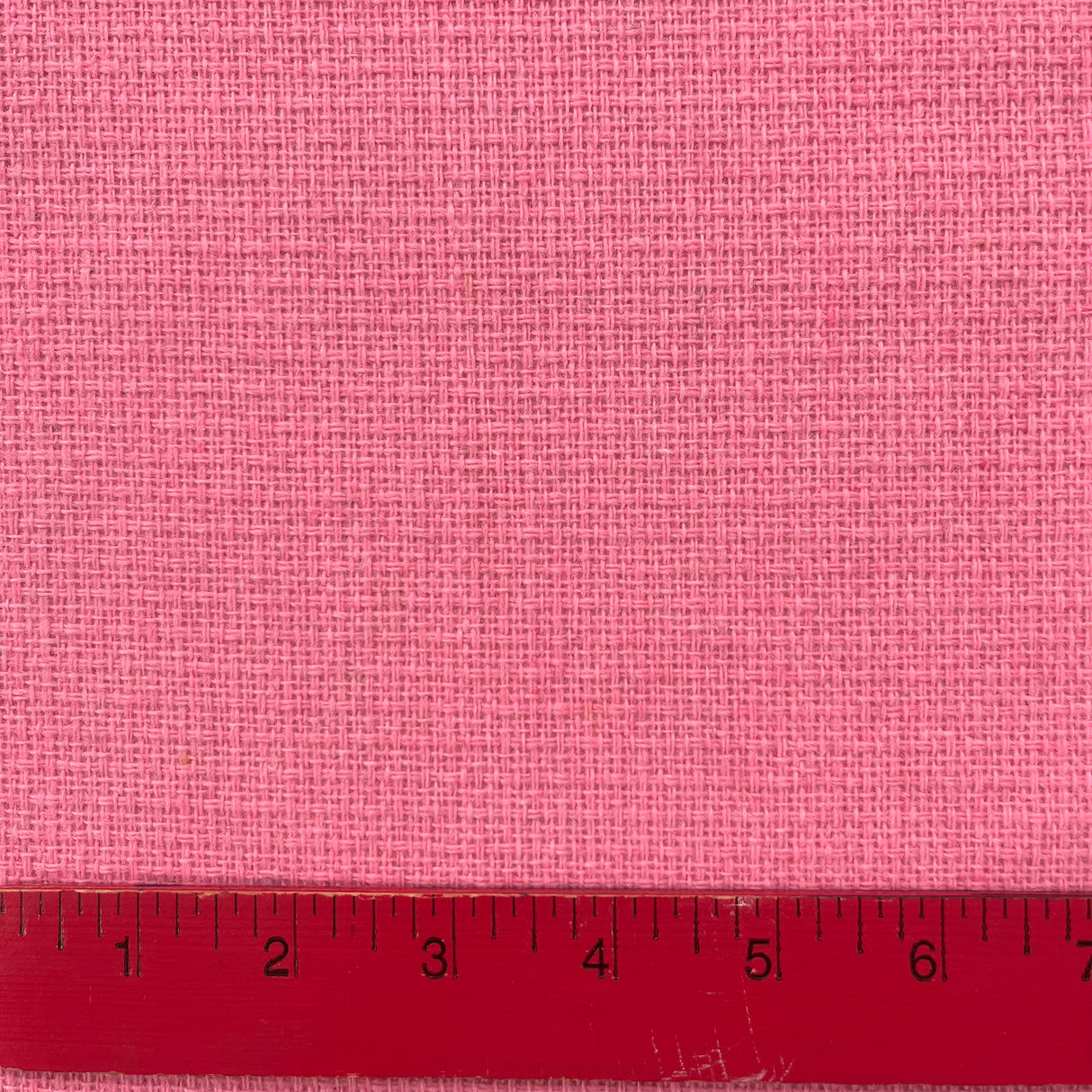 1970’s Bright Pink Solid Color Bonded Fabric- Acrylic - BTY (J10)