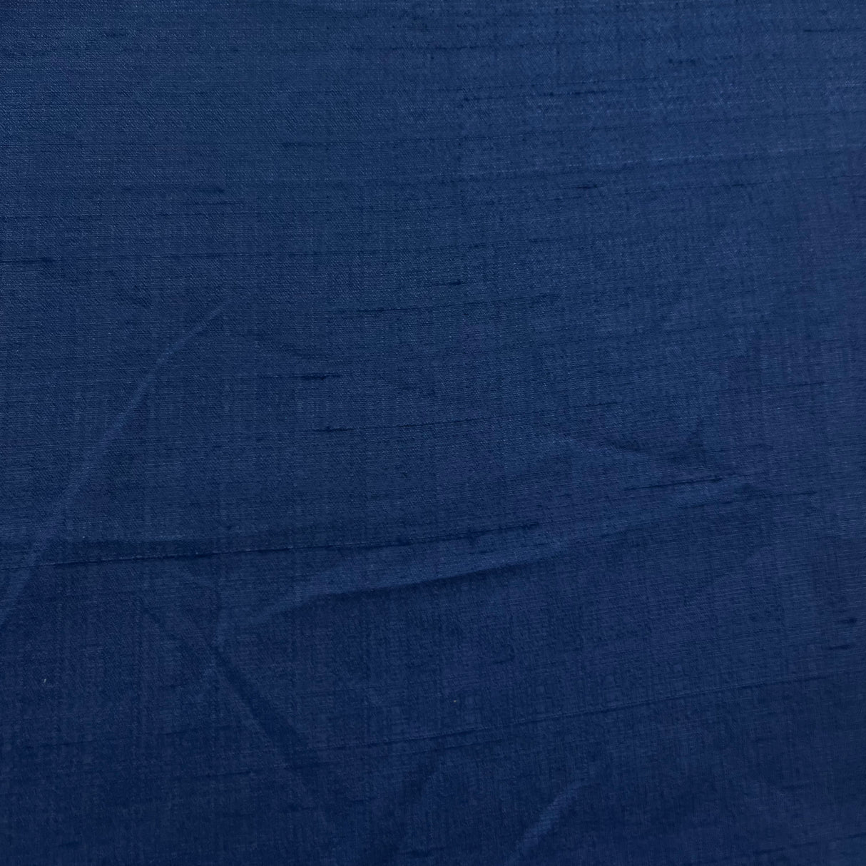 1970’s Cohama Navy Blue Slubby Solid Poly Fabric - BTY (S15)
