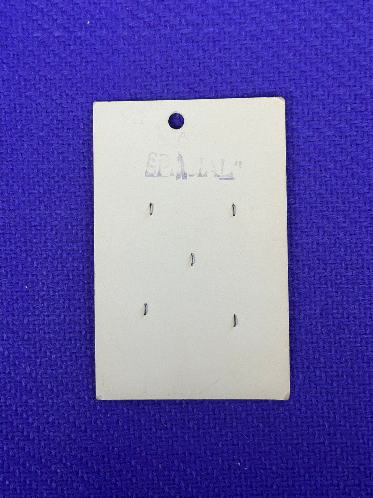 1980’s La Petite by Lansing Black Plastic Buttons - Set of 5 - 3/4" -  on card