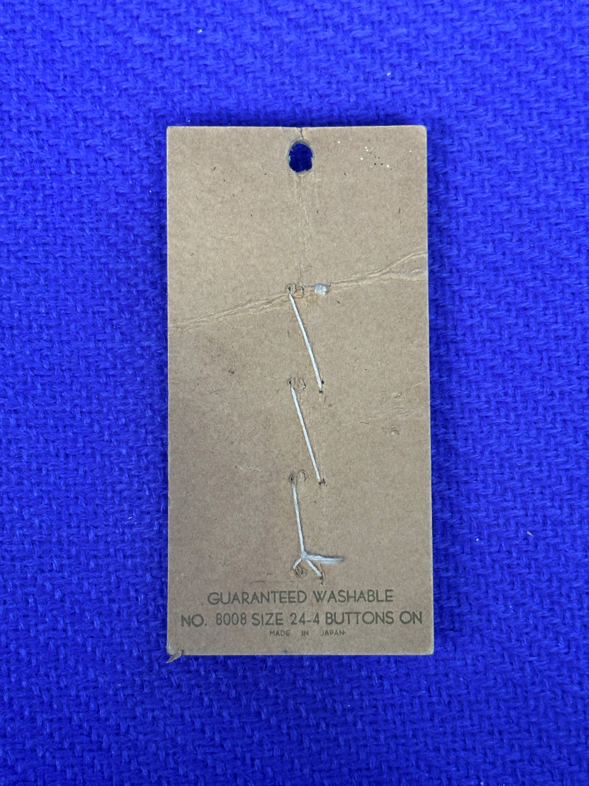 1960’s Vogue Originals Abalone Shell Shank Buttons - Set of 4 - 5/8" - on card