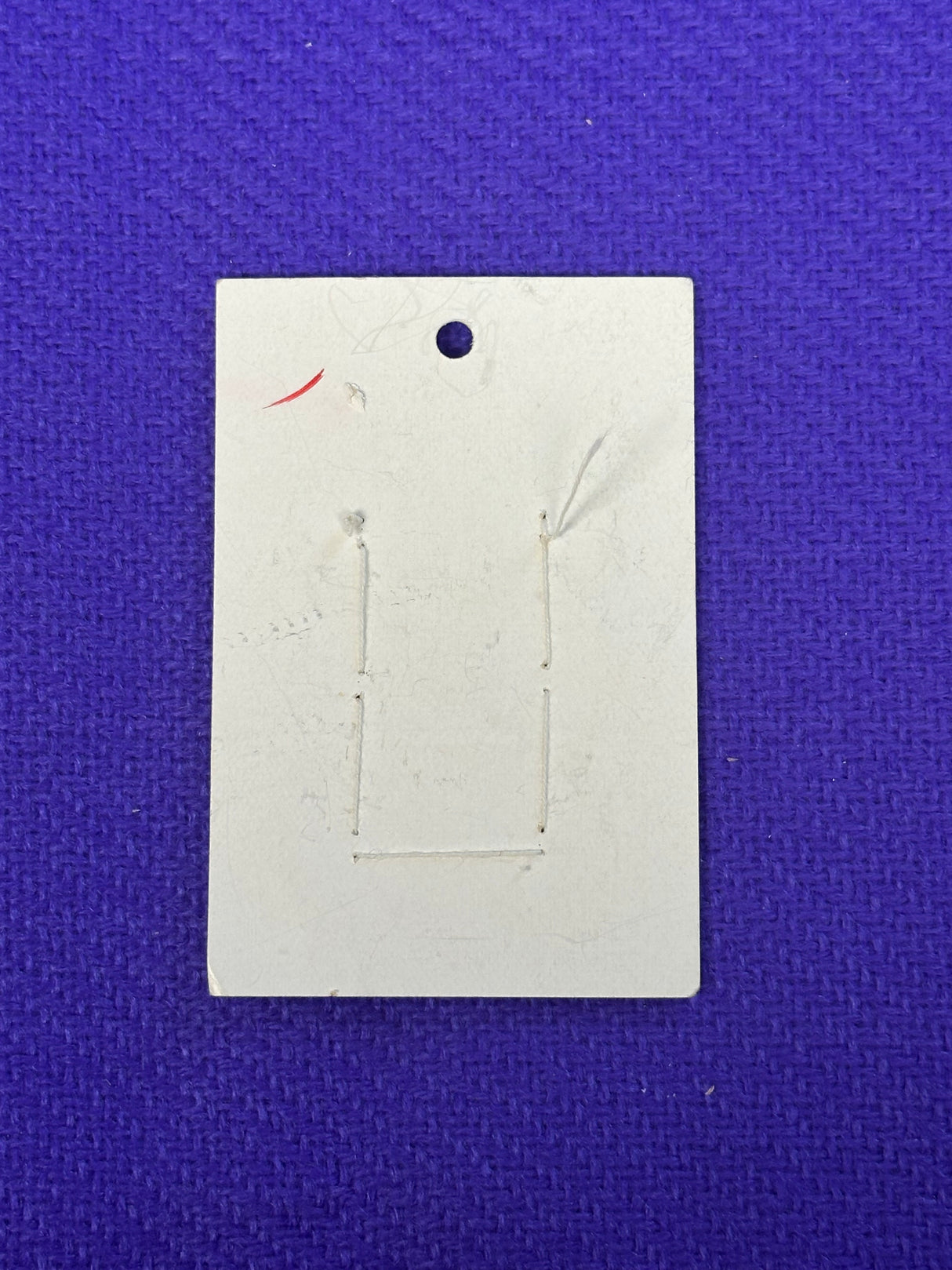 1960’s Lansing Red Plastic Buttons - Set of 6 - 3/4" - on card