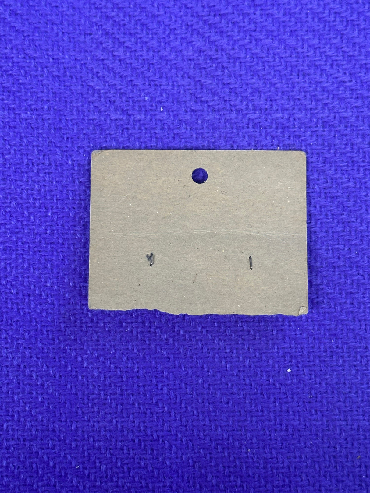 1980's Smoky Gray Plastic Buttons - set of 2 - 3/4" -  on card