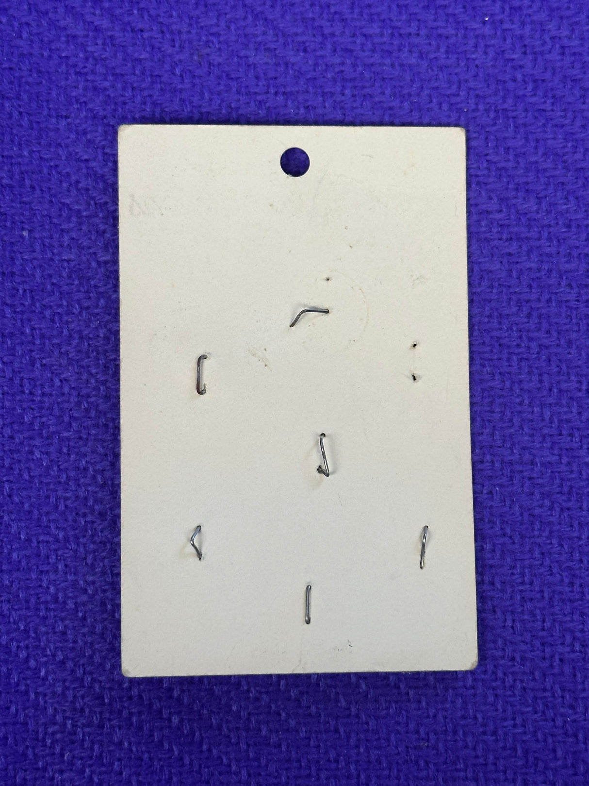 1970’s Dressmaker Fashions White Pearlescent Shank Buttons - set of 2 - 3/8" -  on card