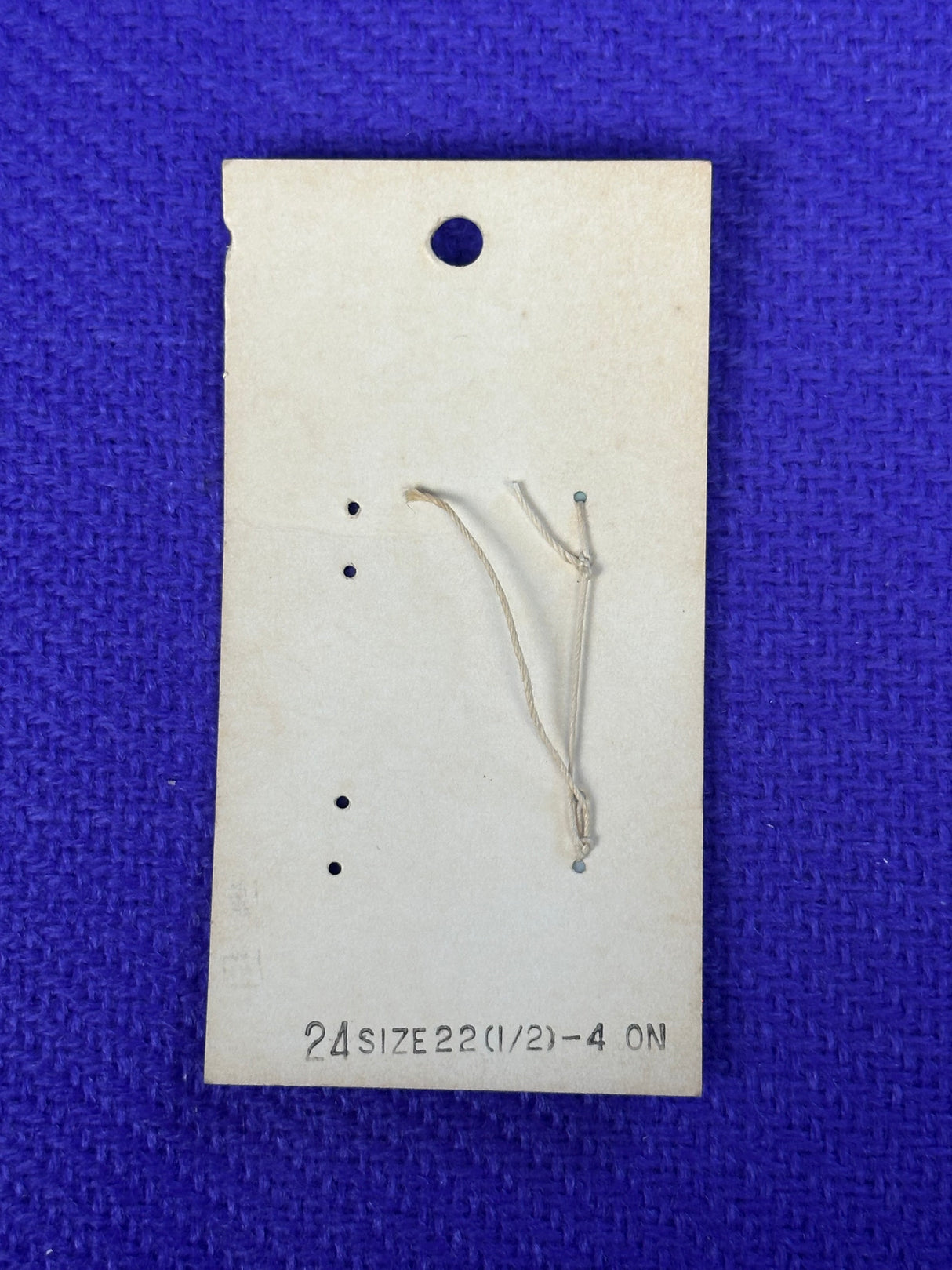 1960’s La Mode Mother of Pearl Buttons - Set of 2 - 1/2" - on card