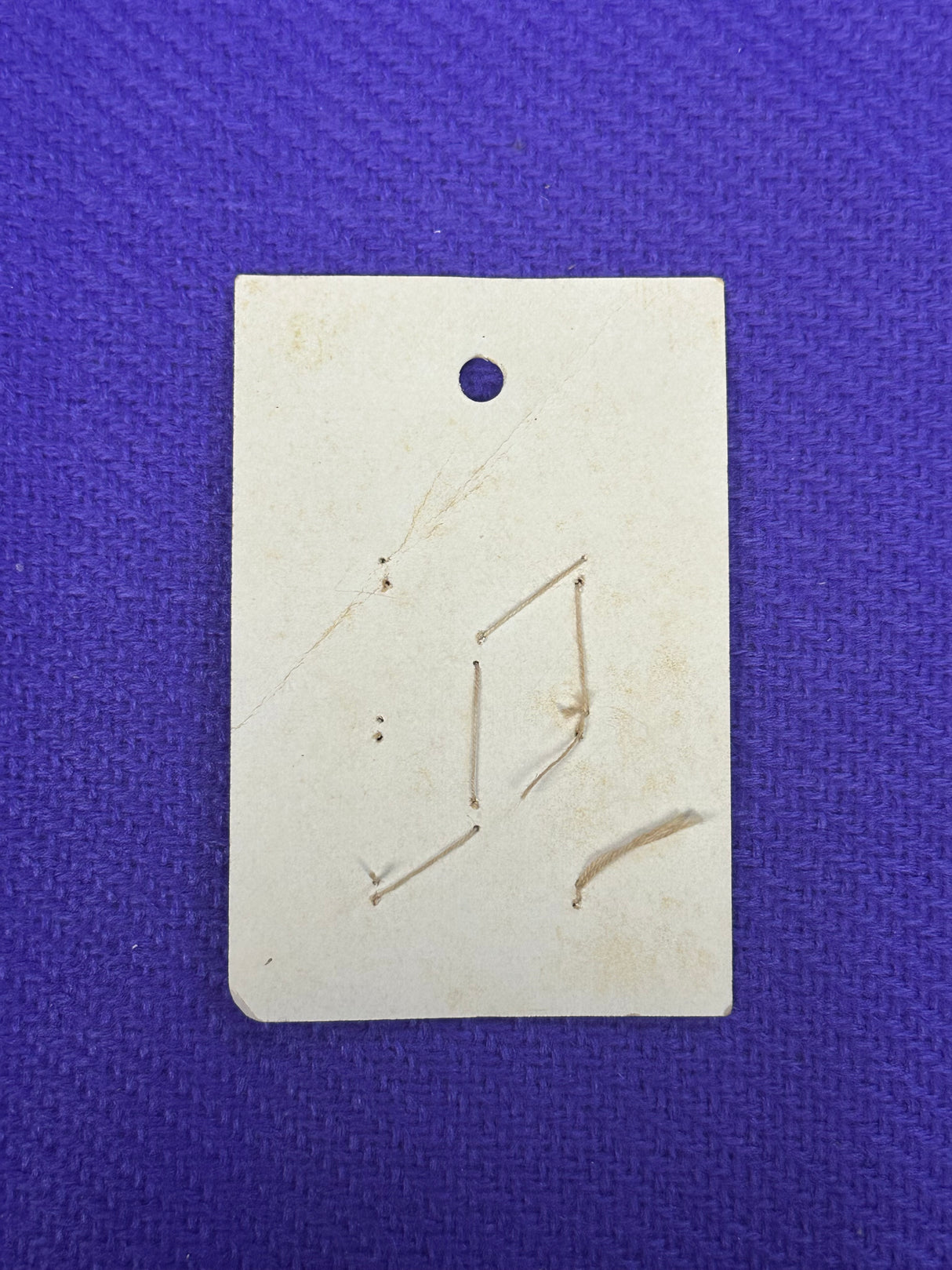 196’s Exquisit White Buttons - Set of 6 - 7/16" -  on card