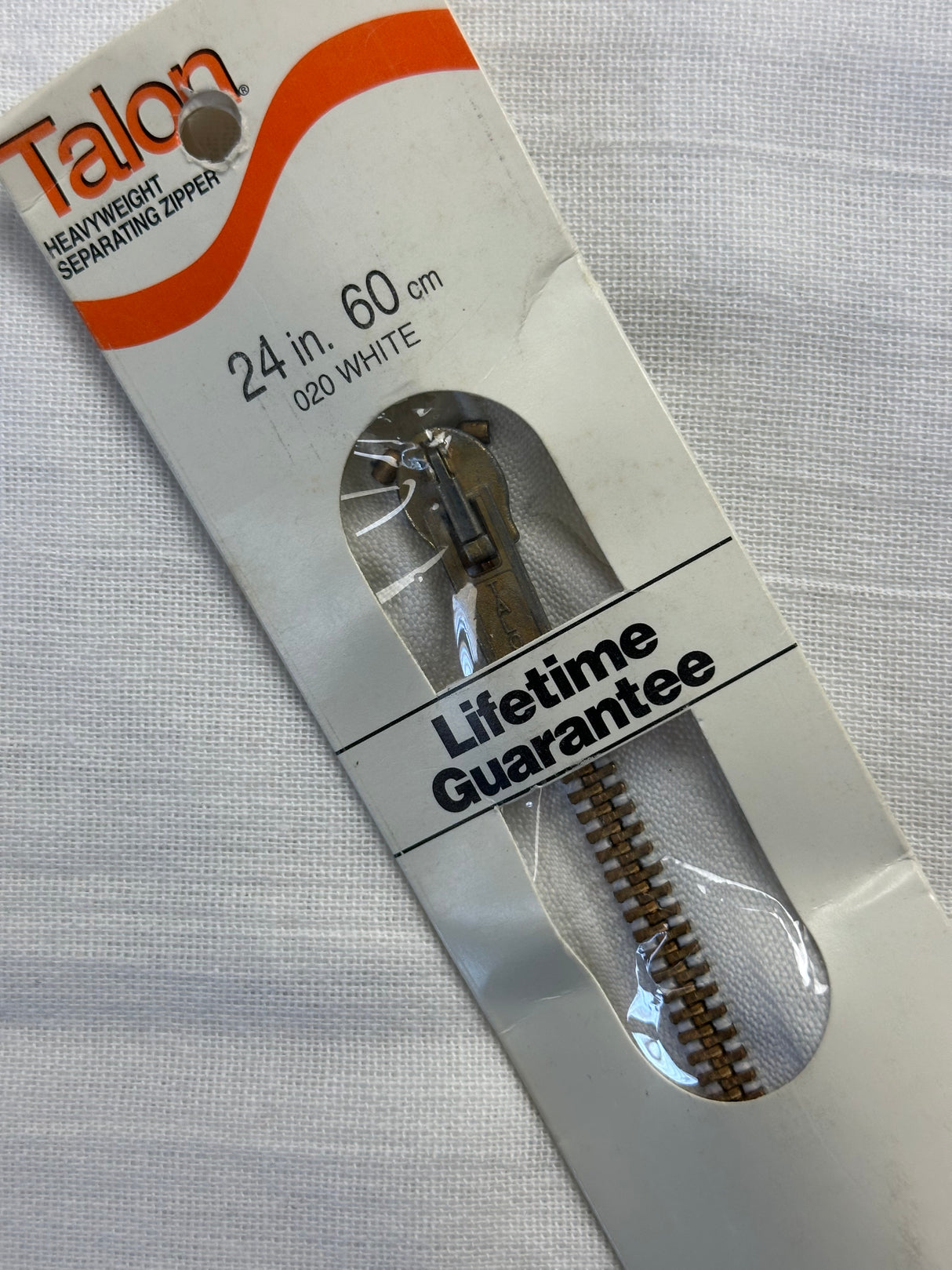 1980's Metal Heavyweight Zipper - 20-24" - Talon