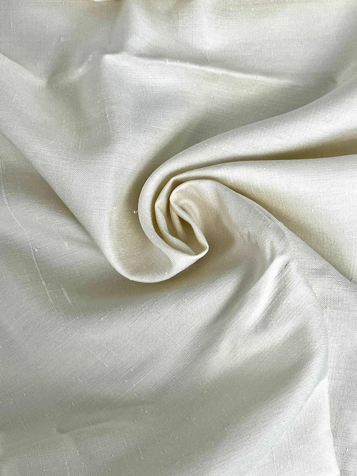 1970’s Off White Italian Silk Linen Fabric - 2 yards - P190