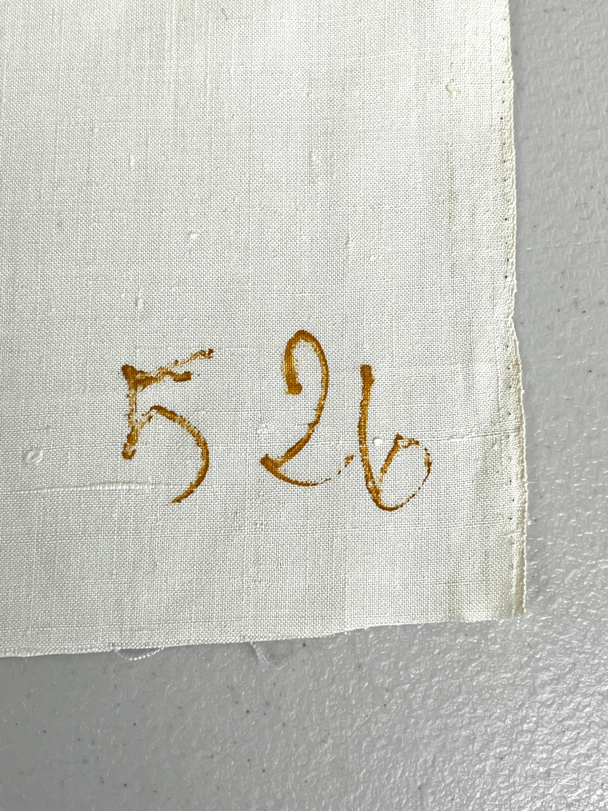 1970’s Off White Italian Silk Linen Fabric - 2 yards - P190