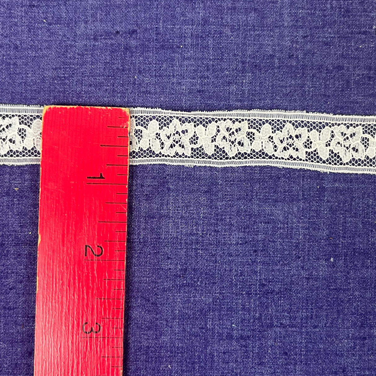 1970’s Floral Hem Tape/Lace - Nylon - Multiple colors available - BTY