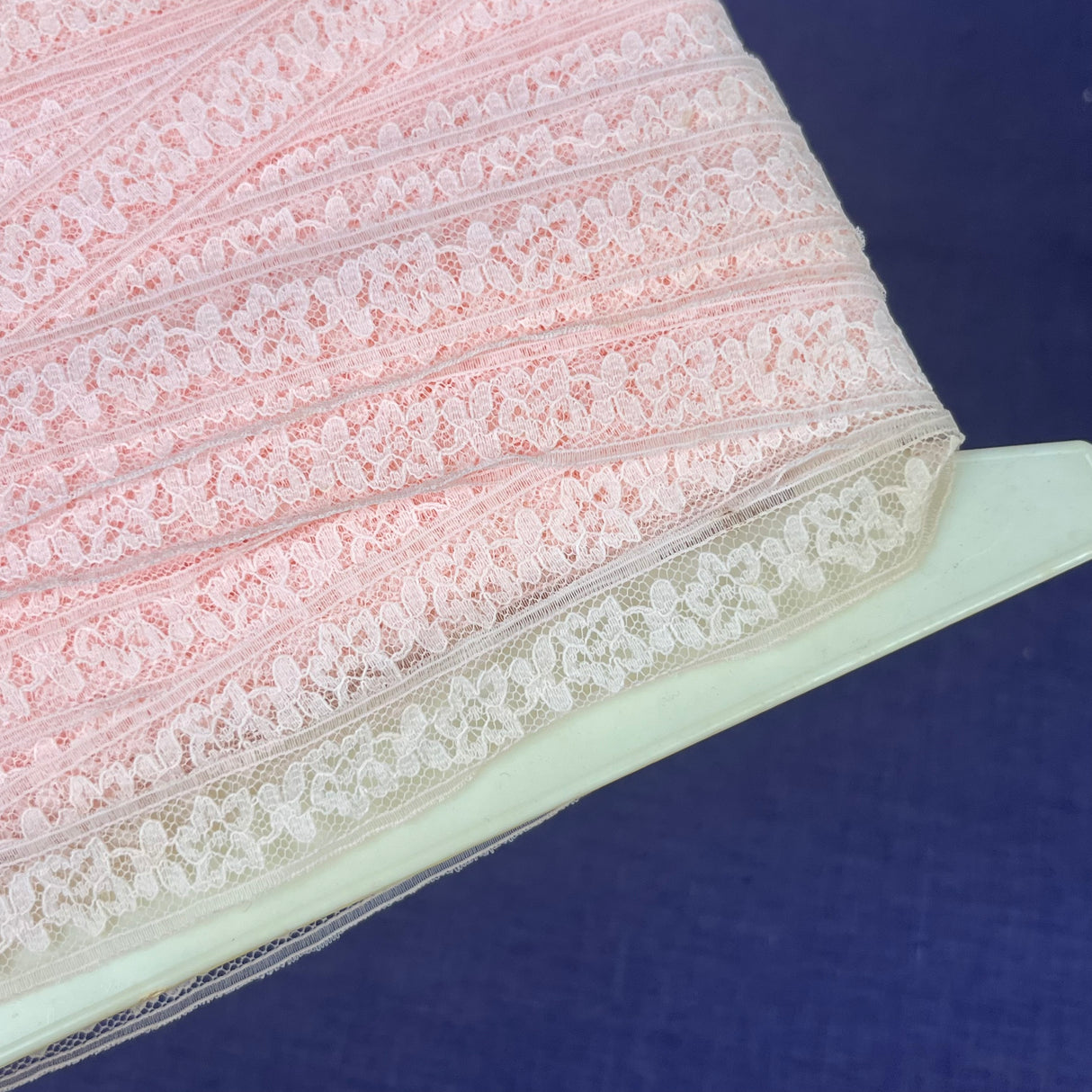 1970’s Floral Hem Tape/Lace - Nylon - Multiple colors available - BTY