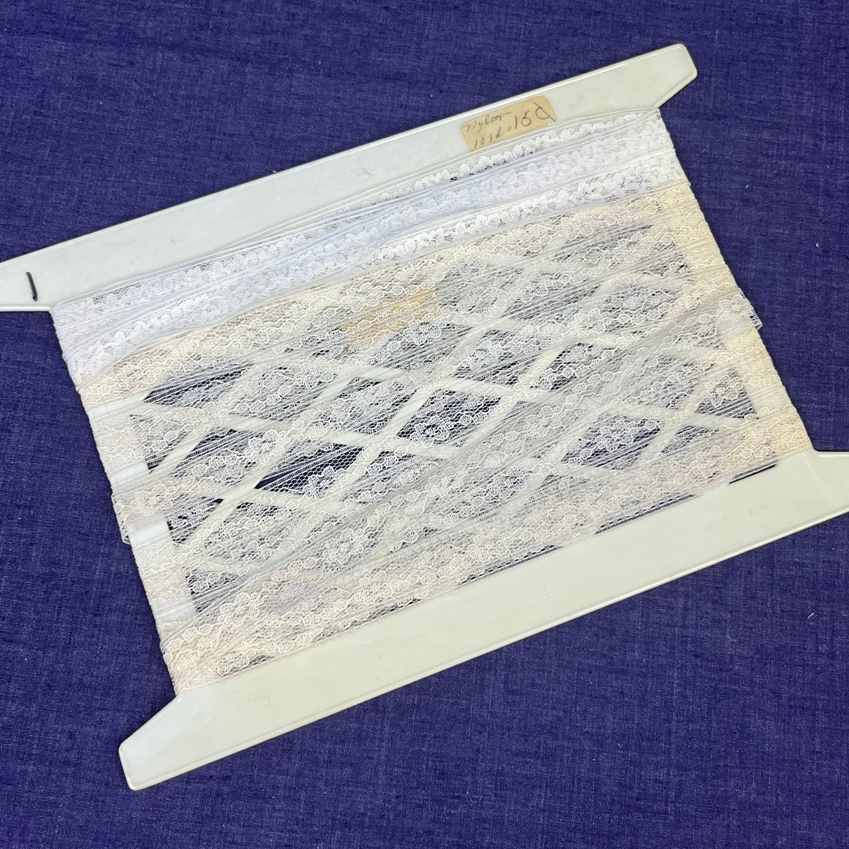 1970’s Floral Hem Tape/Lace - Nylon - Multiple colors available - BTY