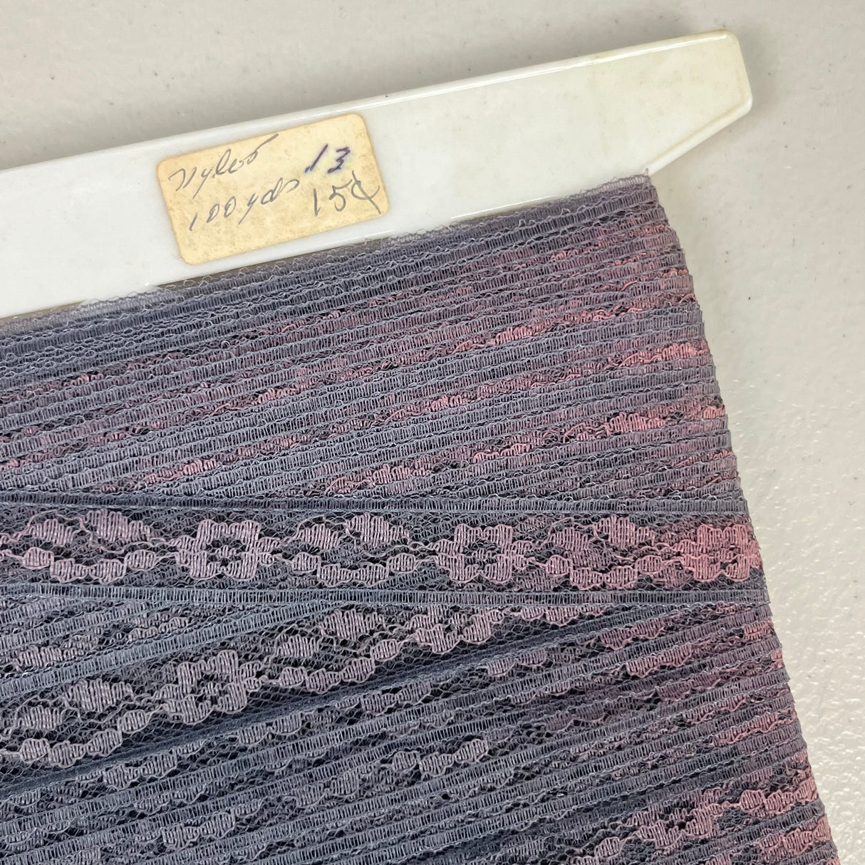 1970’s Floral Hem Tape/Lace - Nylon - Multiple colors available - BTY