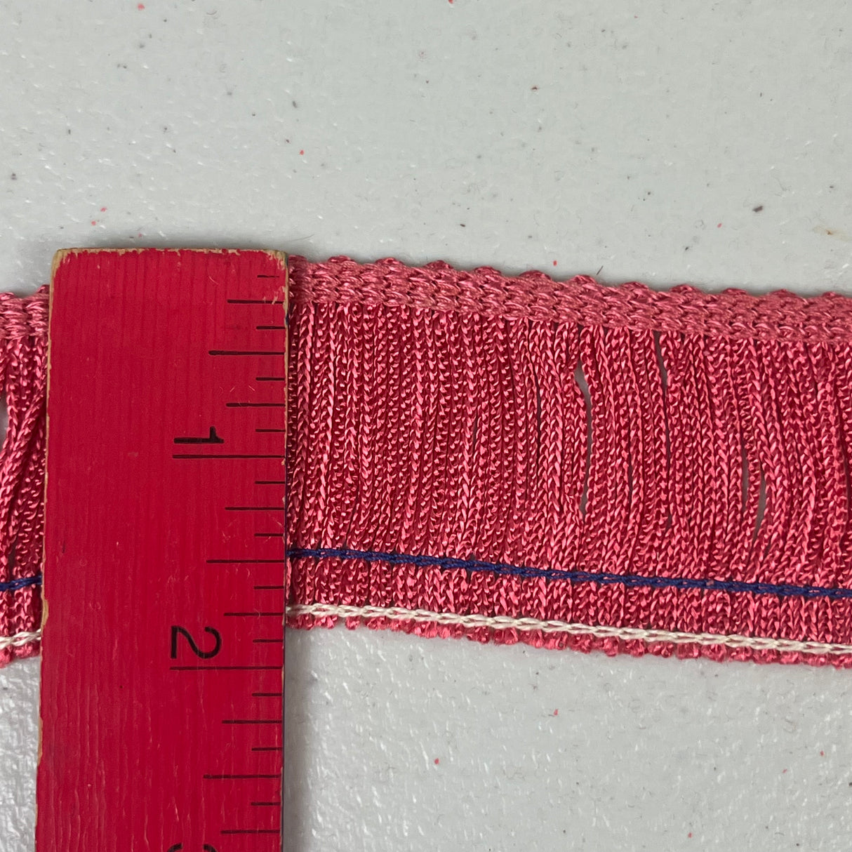 1970’s Dusty Pink Rayon Fringe Trim - BTY (TR34)