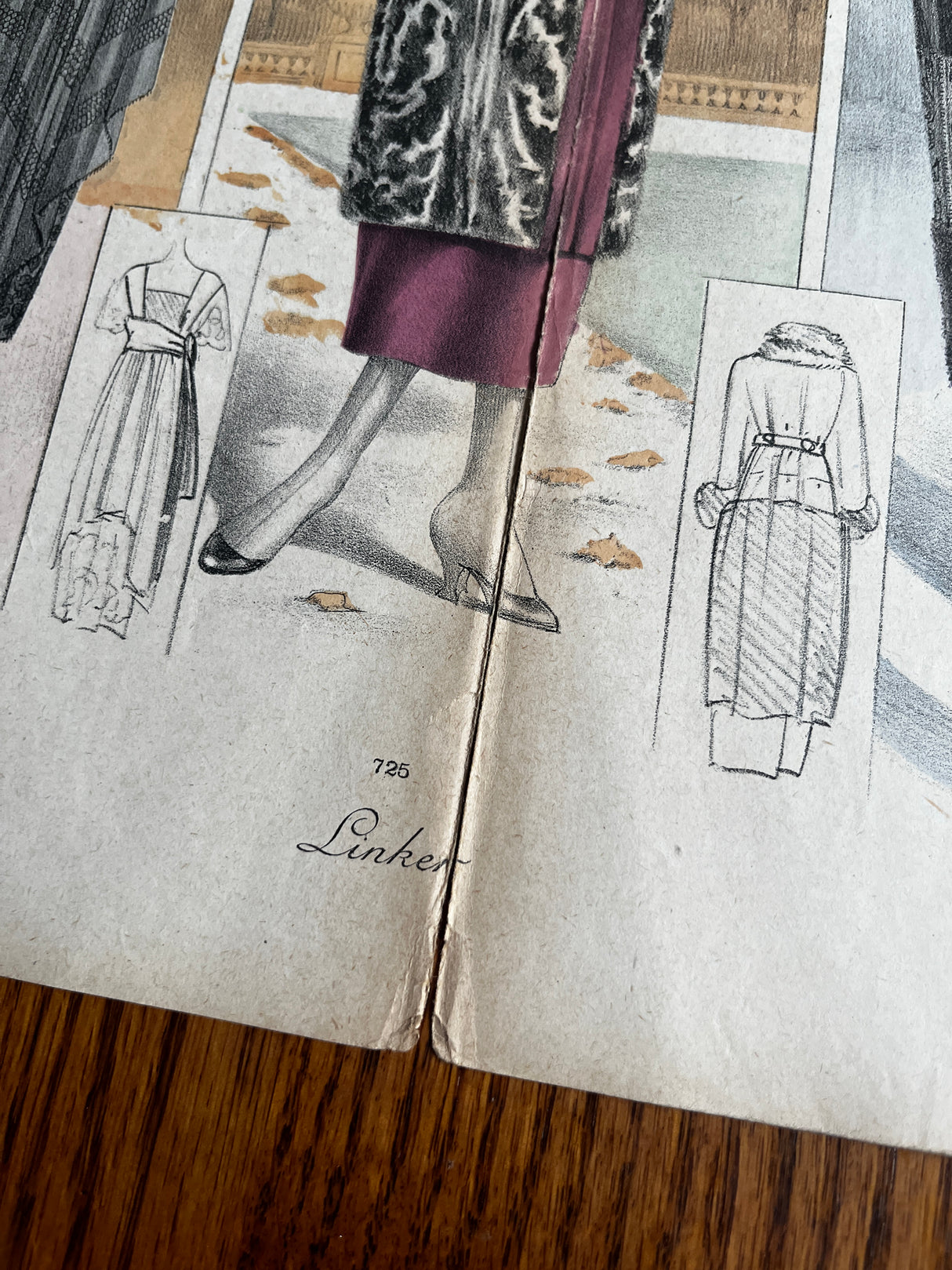 1910's La Femme Chic Fashion Plates - Center Fold