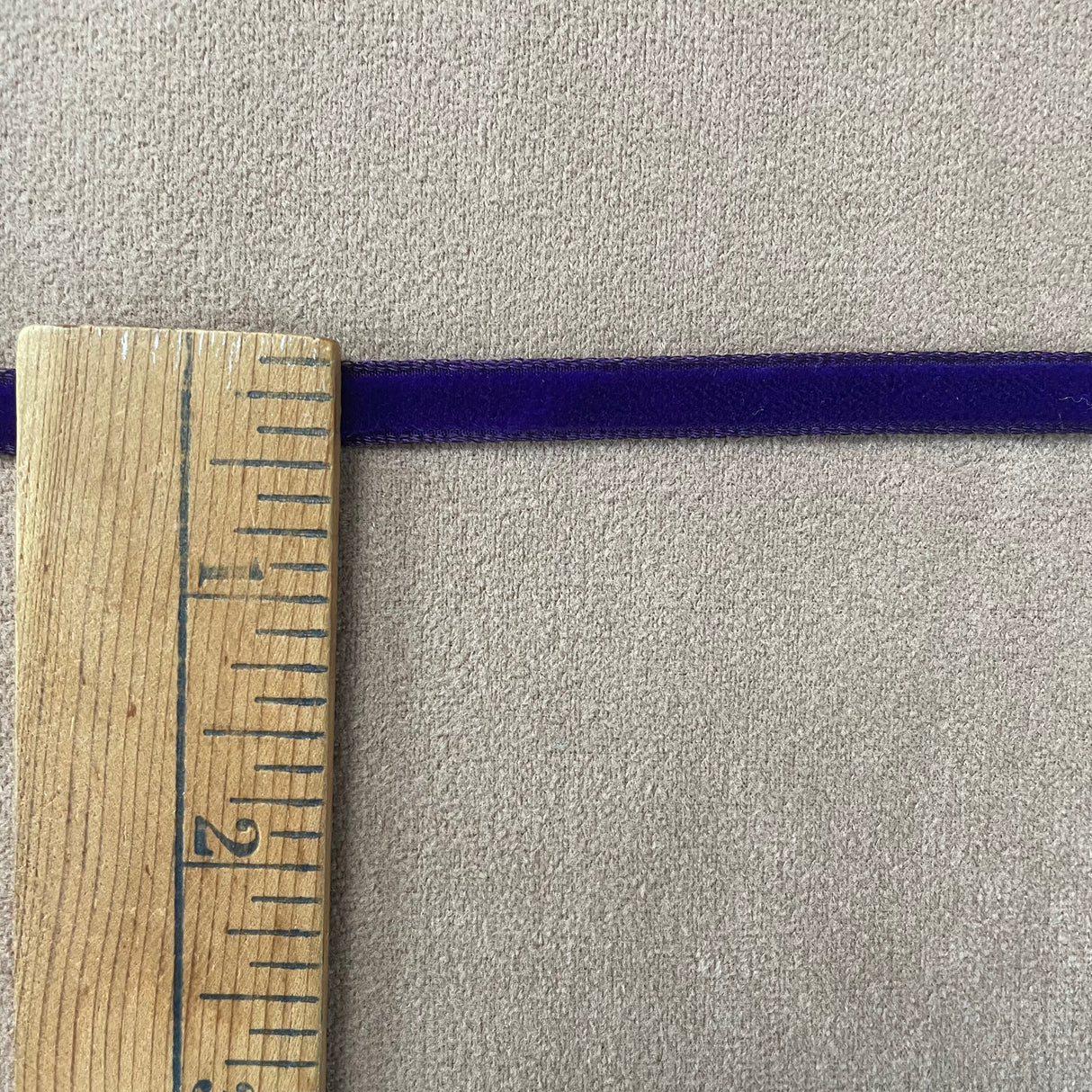 1970’s New Le Roi Velvet Ribbon - 1/4" - Multiple colors available - BTY