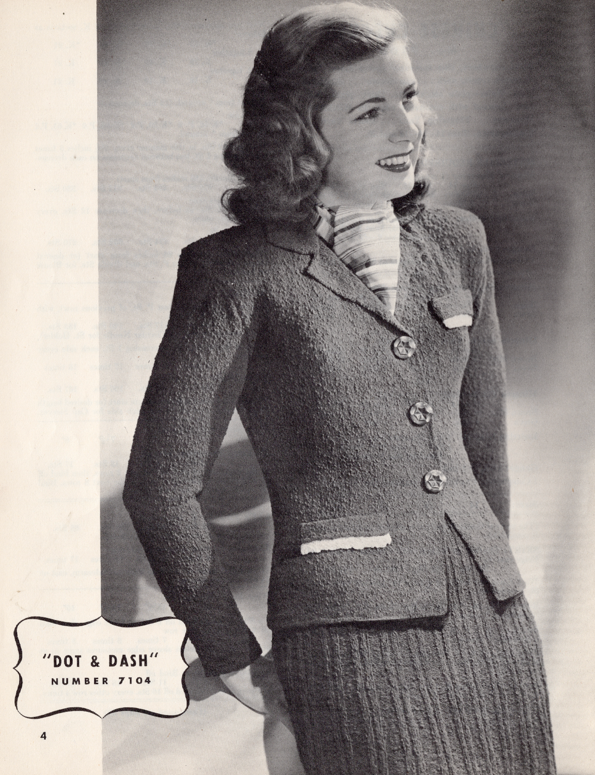 1940's Minerva Style Book Knits Booklet - PDF Download - No. 71