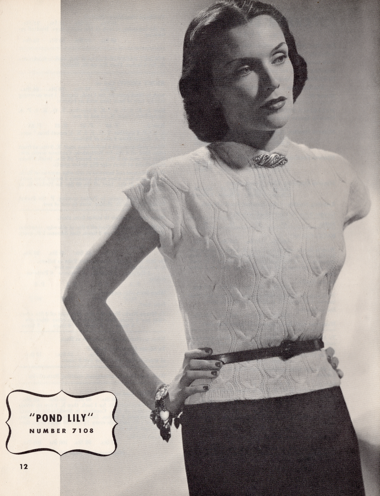 1940's Minerva Style Book Knits Booklet - PDF Download - No. 71