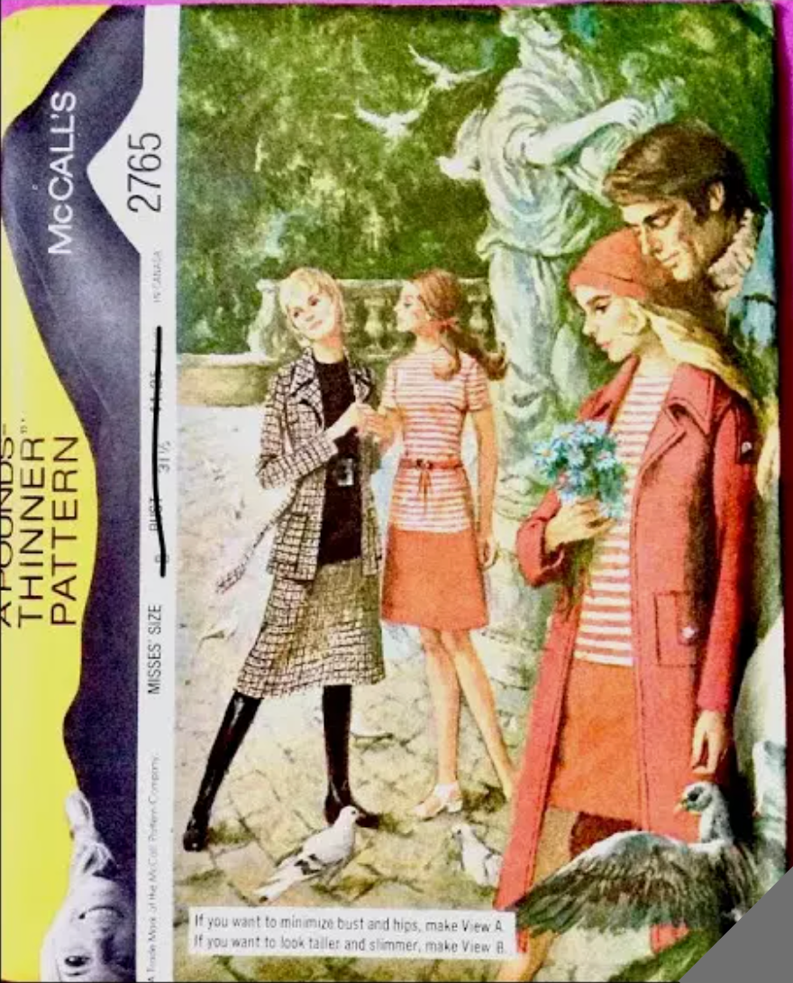 1970's McCall's Blouse, Suit and Coat or Jacket Pattern  - Bust 32.5" - No. 2765