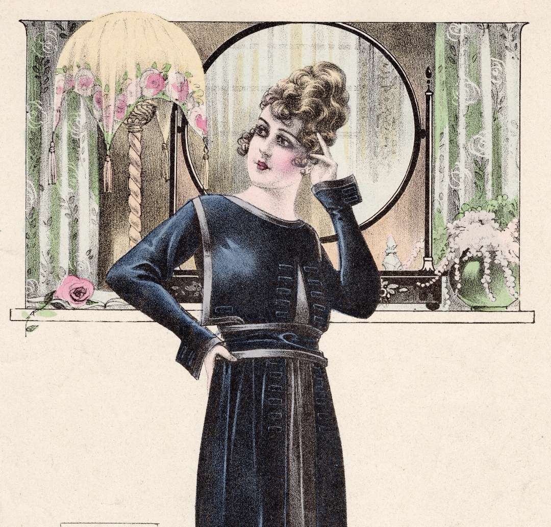 E-Book 1917-1918 La Femme Chic Fashion Plates - Color and Black and White - PDF Download